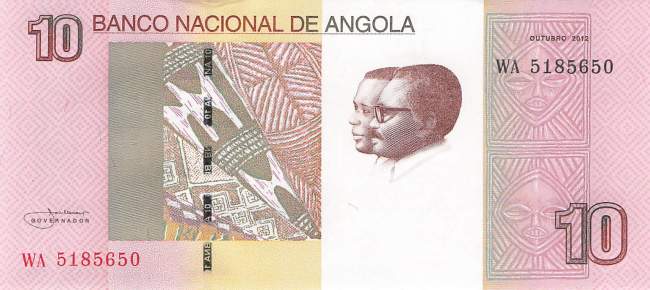 10 Kwanzas 2012